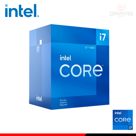 PROCESADOR INTEL CORE I7-12700F 2.10GHZ HASTA 4.90GHZ 25MB 12 CORE LGA1700 (PN:BX8071512700F)