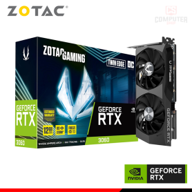 TARJETA DE VIDEO ZOTA GAMING RTX 3060 12GB GDDR6 192BITS TWIN EDGE OC EDITION