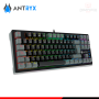 TECLADO ANTRYX MK840L BLACK GRAY RAINBOW SWITCH BLUE MECANICO WIRED USB (PN:AMK-CS840LKGBL-SP)