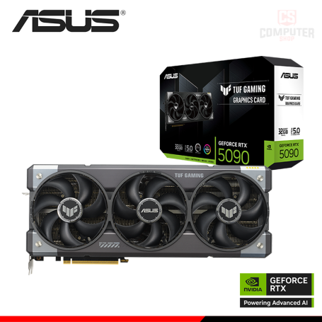 TARJETA DE VIDEO ASUS GEFORCE RTX 5090 32GB GDDR7 512BITS TUF GAMING (PN:90YV0LY1-M0AA00)