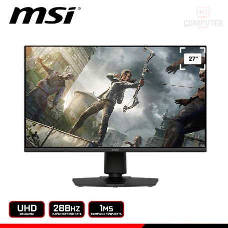 MONITOR MSI MAG 275UPD E14 27" UHD 3840x2160/288HZ/1MS DUAL MODE
