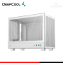 CASE DEEPCOOL CH160 WHITE SIN FUENTE VIDRIO TEMPLADO MINI ITX (PN:R-CH160-WHNGI0-G-1)