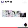 XYZ HYDROTEMP AIO 360 ARGB WHITE COOLER CPU REFRIGERACION LIQUIDA COMPATIBLE AMD/INTEL (PN:X-WC-HYDROTEMP-360W)