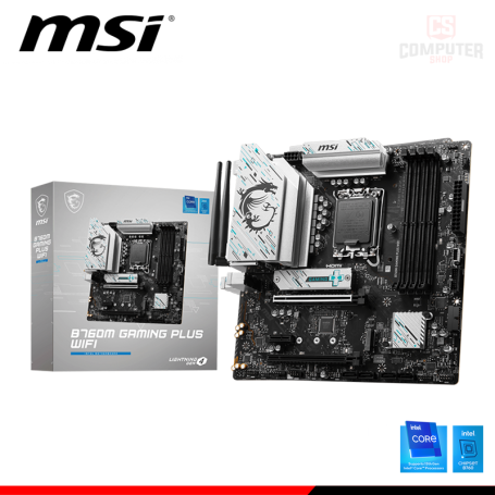 PLACA MSI B760M GAMING PLUS WIFI M.ATX DDR5 LGA 1700 (PN:911-7D99-051)