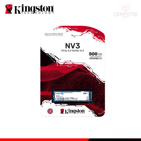 SSD 500GB KINGSTON NV3 NVMe M.2 2280 Pcie 4.0 (PN:SNV3SM3/500G)
