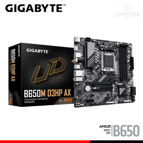 PLACA GIGABYTE B650M D3HP AX M.ATX DDR5 AMD AM5 (PN:90MB65MDPX-00-G12)