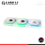 COOLER PARA CASE LIAN LI UNI FAN SL WHITE ARGB LCD WIRELESS 120MM PACKx3 CON CONTROLADOR (PN:12SLLCD1W3W)