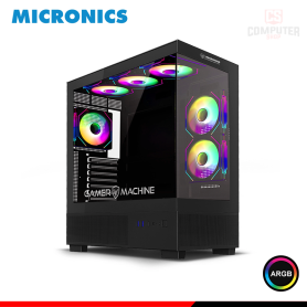 CASE MICRONICS CROSSWORTH MIC FC1002 ARGB SIN FUENTE VIDRIO TEMPLADO MID TOWER