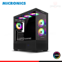 CASE MICRONICS CROSSWORTH MIC FC1002 ARGB SIN FUENTE VIDRIO TEMPLADO MID TOWER