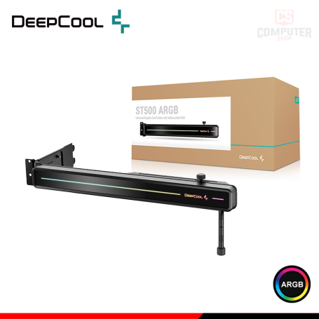 SOPORTE PARA TARJETA DE VIDEO DEEPCOOL ST500 ARGB BLACK (PN:R-ST500-BKA1AA-G)