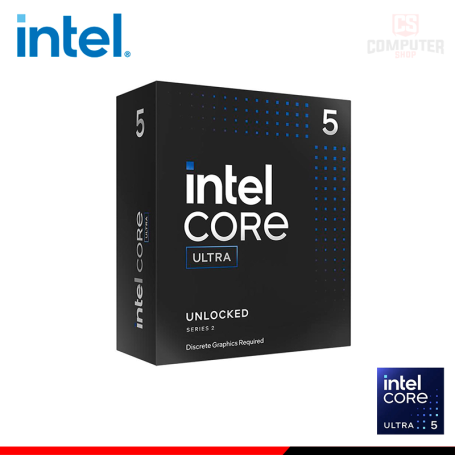 PROCESADOR INTEL CORE ULTRA 5 245KF 4.20GHZ HASTA 5.20GHZ 24MB 14 CORE LGA1851 (PN:BX80768245KF)