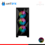 CASE ANTRYX RX250 FIXED RGB BLACK SIN FUENTE VIDRIO TEMPLADO MID TOWER