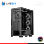 CASE ANTRYX RX250 FIXED RGB BLACK SIN FUENTE VIDRIO TEMPLADO MID TOWER
