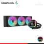 DEEPCOOL LQ360 BLACK ARGB COOLER CPU REFRIGERACION LIQUIDA COMPATIBLE AMD/INTEL (PN:R-LQ360-BKLSMW-G-1)
