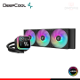 DEEPCOOL LQ360 BLACK ARGB COOLER CPU REFRIGERACION LIQUIDA COMPATIBLE AMD/INTEL (PN:R-LQ360-BKLSMW-G-1)