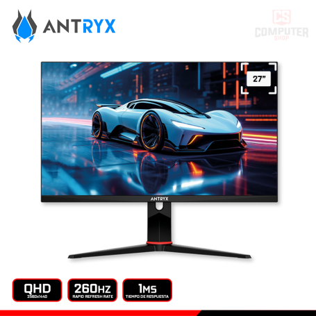 MONITOR ANTRYX XTREME VISION IPX2755QPXOP 27" QHD 2560x1440/260HZ/1MS (PN:AXV-IPX2755QPXOP)