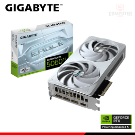 TARJETA DE VIDEO GIGABYTE GEFORCE RTX 5060Ti 16GB GDDR7 128BITS EAGLE OC ICE (PN:9VN506TEOI-00-G10)