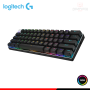 TECLADO LOGITECH G PRO X 60 LIGTHSPEED BLACK RGB MECANICO WIRELES/BLUETOOTH/WIRED USB (PN:920-011902)