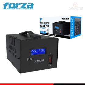 ESTABILIZADOR FORZA FVR-6002 6000VA/3000W 3TOMAS