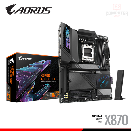 PLACA AORUS X870E PRO ATX DDR5 AMD AM5 (PN:9MX87EPRO-00-G10)