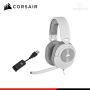 AUDIFONO CORSAIR HS55 WHITE SURROUND V2 CON MICROFONO CONEXIÓN 3.5MM (PN:CA-9011390-WW)