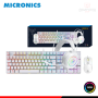KIT MICRONICS MIRAGE MIC GTX 2003 3W TECLADO ANTIGHOSTING RGB + MOUSE GAMER RGB WIRED USB + AURICULAR SONIDO ENVOLVENTE
