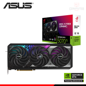 TARJETA DE VIDEO ASUS GEFORCE RTX 5070Ti 16GB GDDR7 256BITS ROG STRIX OC (PN:90YV0M90-MVAA00)