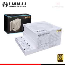 FUENTE DE PODER LIAN LI EDGE 850G WHITE 850W 80 PLUS GOLD MODULAR (PN:EG0850G WH)