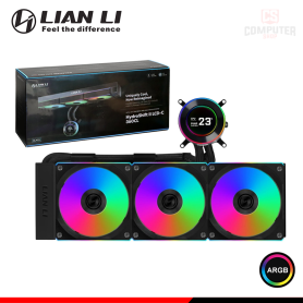 LIAN LI HYDROSHIFT II LCD-C 360CL BLACK COOLER CPU REFRIGERACION LIQUIDA COMPATIBLE AMD/INTEL (PN:GHS2LCD36RB)