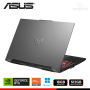LAPTOP ASUS TUF GAMING A16 FA607NUG-WH73 GEFORCE RTX 4050 6GB GDDR6/AMD RYZEN 7 7445HS/16" FHD+/16GB DDR5/SSD 512GB/WINDOWS 11