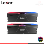 MEMORIA 32GB (16GBx2) DDR5 LEXAR ARES RGB BLACK INTEL XMP/AMD EXPO BUS 6000MHz (PN:LD5U16G60C30BR-RGD)