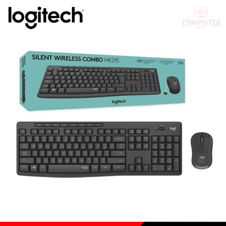 KIT LOGITECH MK295 WIRELESS BLACK TECLADO + MOUSE (PN:920-009792)