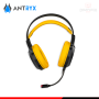 AUDIFONO ANTRYX IRIS-K YELLOW RAINBOW CON MICROFONO SONIDO 7.1 CONEXIÓN USB (PN:AGH-7100KYW)