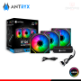 KIT COOLER PARA CASE ANTRXY IF-120 INFINITY BLACK ARGB 120MMx3 + CONTROLADOR (PN:AAK-IF120PKX3C)