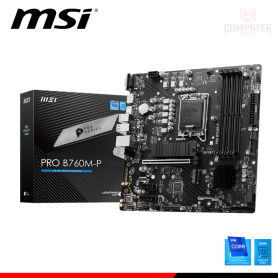 PLACA MSI PRO B760M-P M.ATX DDR5 LGA 1700 (PN:911-7E02-030)