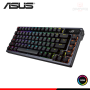 TECLADO ASUS ROG AZOTH BLACK 75% RGB SWITCH NX SNOW MECANICO CONEXION WIRELESS/BLUETOOTH/WIRED USB (PN:90MP031A-BKSA00)