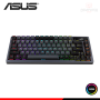 TECLADO ASUS ROG AZOTH BLACK 75% RGB SWITCH NX SNOW MECANICO CONEXION WIRELESS/BLUETOOTH/WIRED USB (PN:90MP031A-BKSA00)