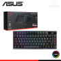 TECLADO ASUS ROG AZOTH BLACK 75% RGB SWITCH NX SNOW MECANICO CONEXION WIRELESS/BLUETOOTH/WIRED USB (PN:90MP031A-BKSA00)