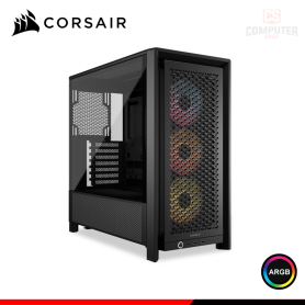 CASE CORSAIR FRAME 4000D RS ARGB BLACK SIN FUENTE VIDRIO TEMPLADO MID TOWER (PN:CC-9011296-WW)