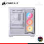 CASE CORSAIR 3500X RSR-R ARGB WHITE SIN FUENTE VIDRIO TEMPLADO MID TOWER (PN:CC-9011323-WW)