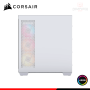 CASE CORSAIR 3500X RSR-R ARGB WHITE SIN FUENTE VIDRIO TEMPLADO MID TOWER (PN:CC-9011323-WW)