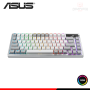 TECLADO ASUS ROG AZOTH WHITE 75% RGB SWITCH NX SNOW MECANICO CONEXION WIRELESS/BLUETOOTH/WIRED USB (PN:90MP031A-BKSA10)