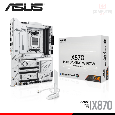 PLACA ASUS X870 MAX GAMING WIFI7 W ATX DDR5 AMD AM5 (PN:90MB1LZ0-MVAAY0)