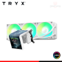 TRYX PANORAMA SE ARGB 360 WHITE PANTALLA CURVA 6.67" COOLER CPU REFRIGERACION LIQUIDA COMPATIBLE AMD/INTEL (PN:B0DQV2CBX1)