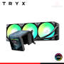 TRYX PANORAMA SE ARGB 360 BLACK PANTALLA CURVA 6.67" COOLER CPU REFRIGERACION LIQUIDA COMPATIBLE AMD/INTEL