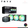 TRYX PANORAMA SE ARGB 360 BLACK PANTALLA CURVA 6.67" COOLER CPU REFRIGERACION LIQUIDA COMPATIBLE AMD/INTEL