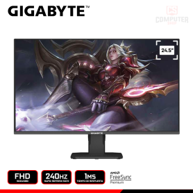 MONITOR GIGABYTE GS25F2A 24.5" FHD 1920x1080/240HZ/1MS/FREESYNC PREMIUM (PN:20VM0-GS25F2ABM-1SAS)
