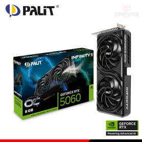 TARJETA DE VIDEO PALIT GEFORCE RTX 5060 8GB GDDR7 128BITS INFINITY 2 OC (PN:NE75060V19P1-GB2063L)