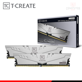 MEMORIA 16GB (8GBx2) DDR4 T-CREATE CLASSIC BUS 3200MHz (PN:TTCCD416G3200HC22DC01)