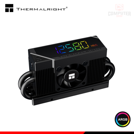 DISIPADOR DE CALOR PARA SSD THERMALRIGHT HR-10 2280 PRO DIGITAL BLACK ARGB